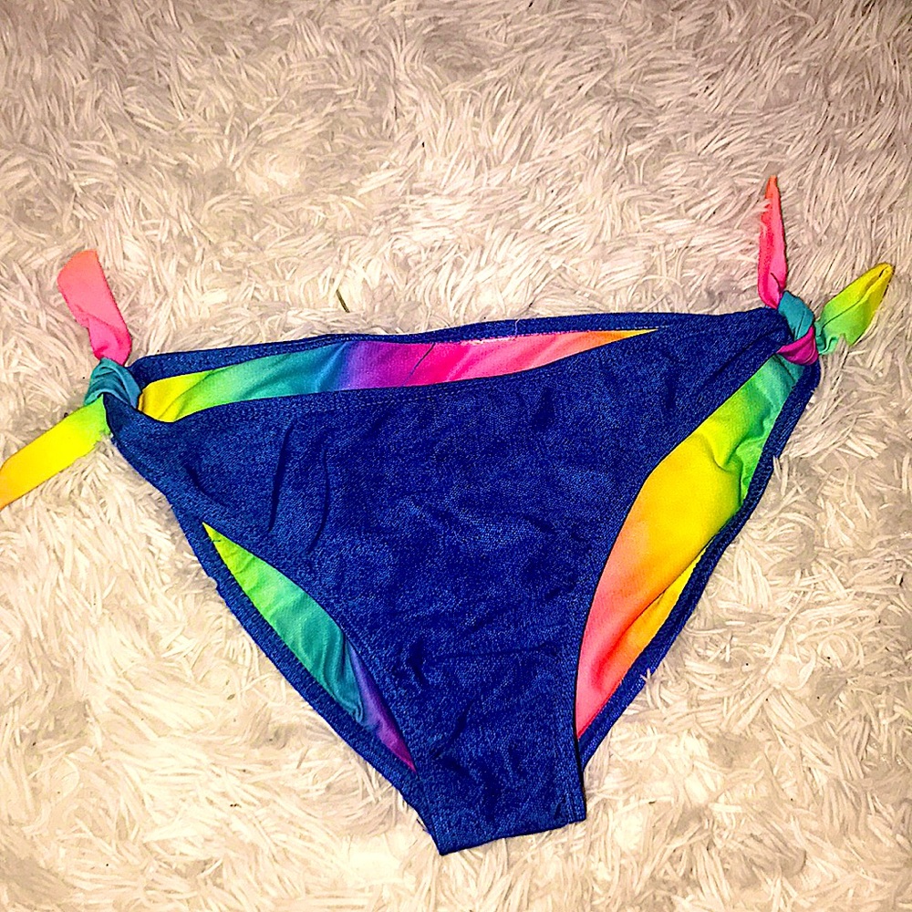 Colorful rainbow two piece bikini